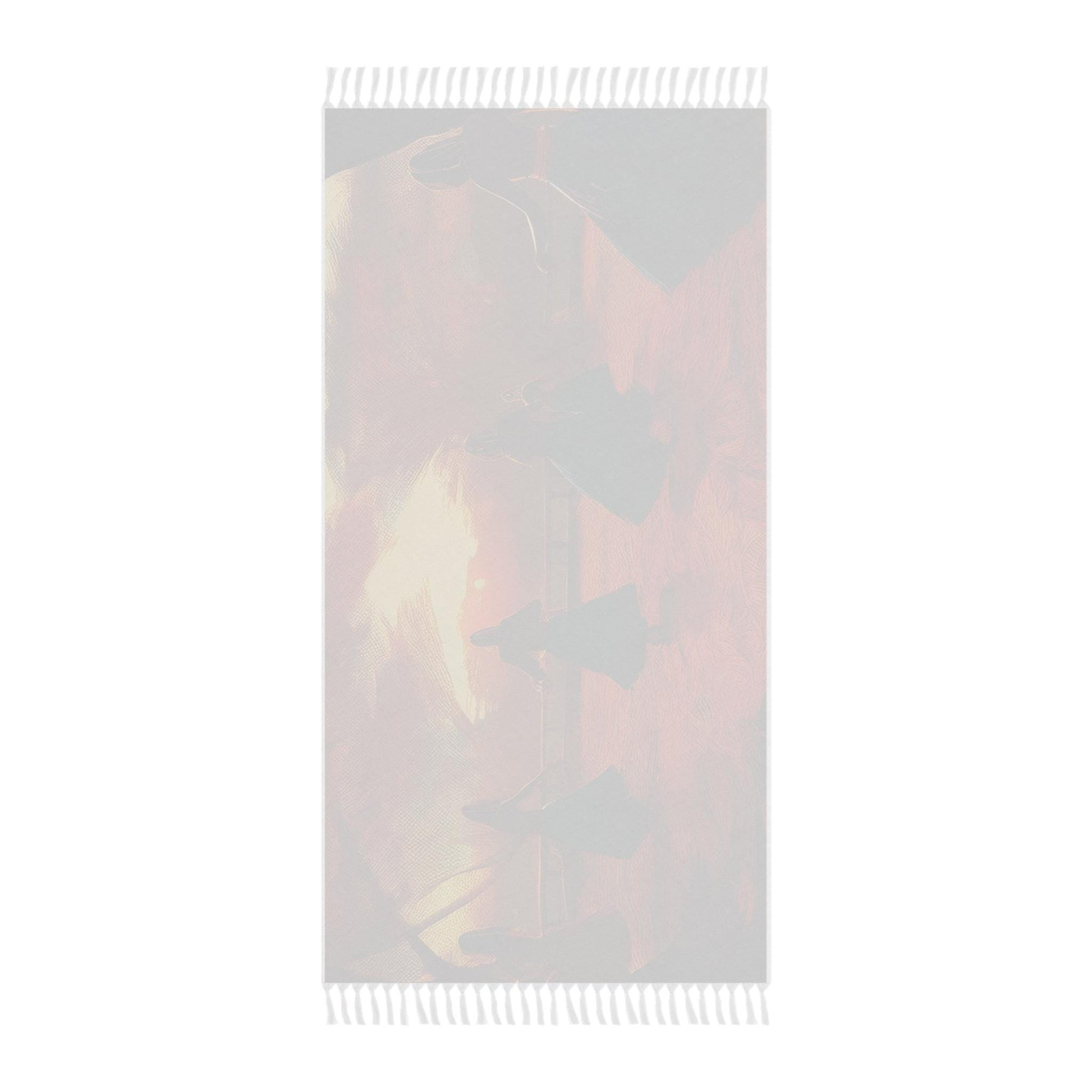 Boho Beach Towel - Vibrant Sunset Design, Perfect for Pool Days, Picnics and Gifts