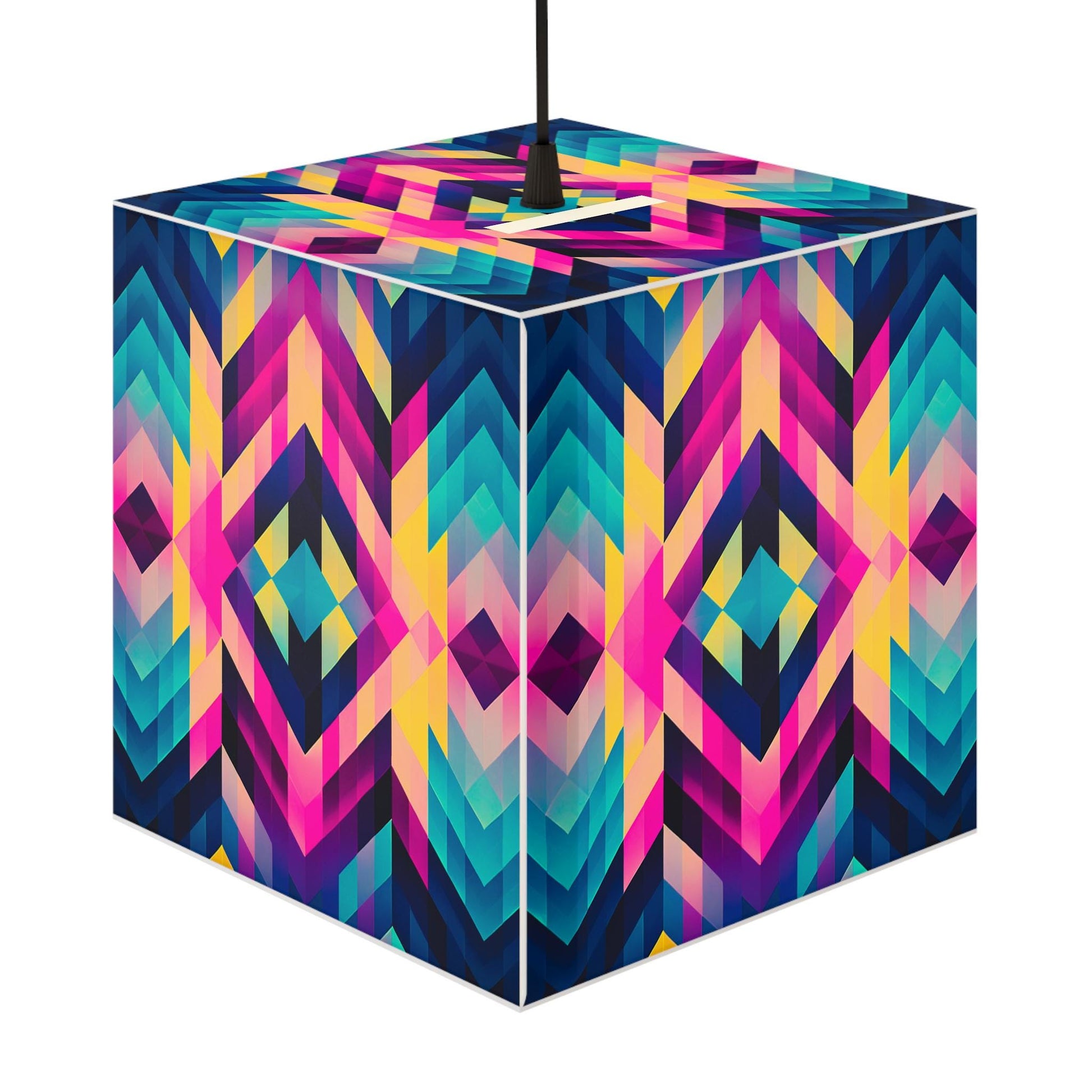 Colorful Geometric Light Cube Lamp | Modern Home Decor, Night Light, Gift for Tech Lovers, Unique Party Lighting, Artistic Table Lamp