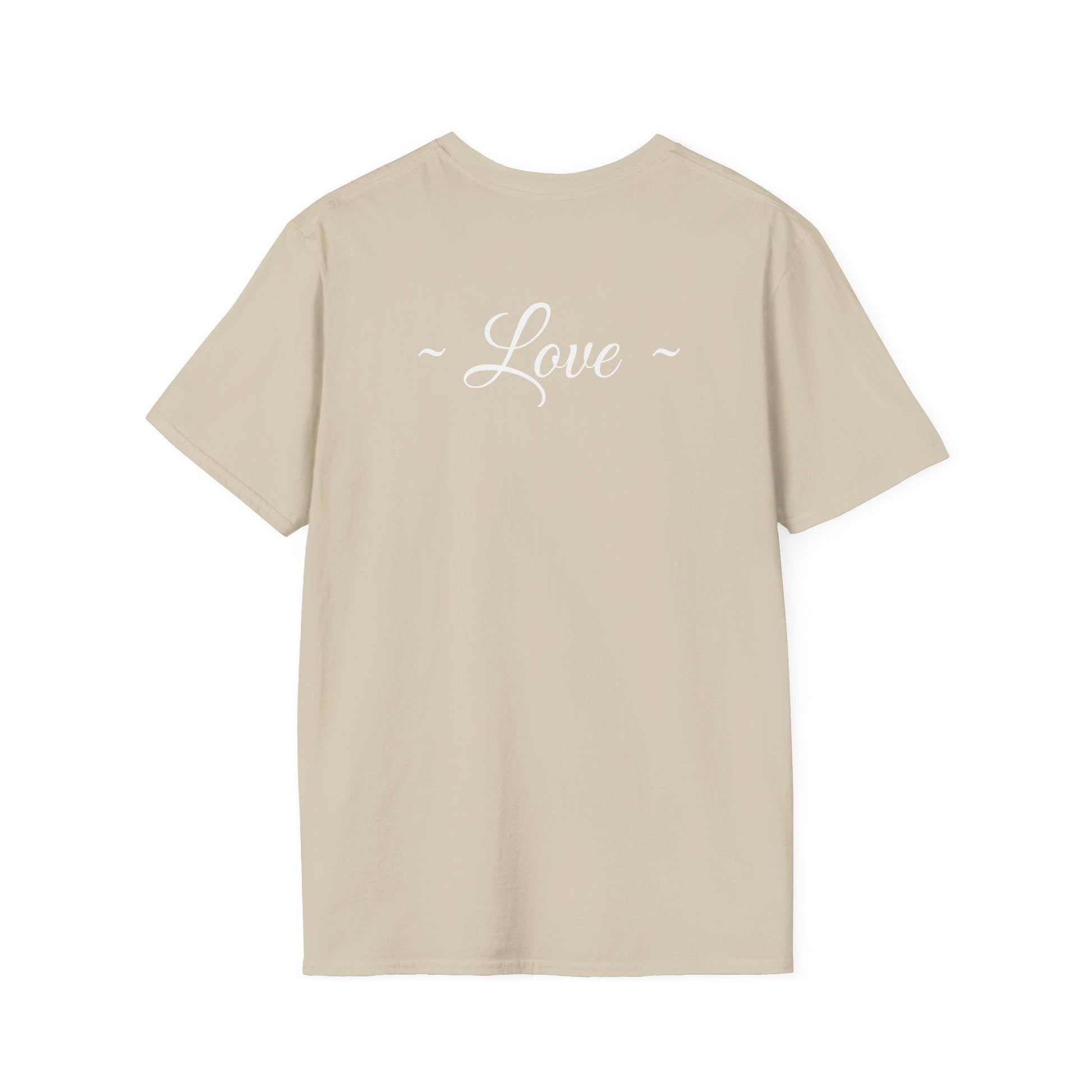 Colorful Flower Love T-Shirt, Unisex Tee, Boho Style, Gifts for Her, Spring Fashion, Casual Wear