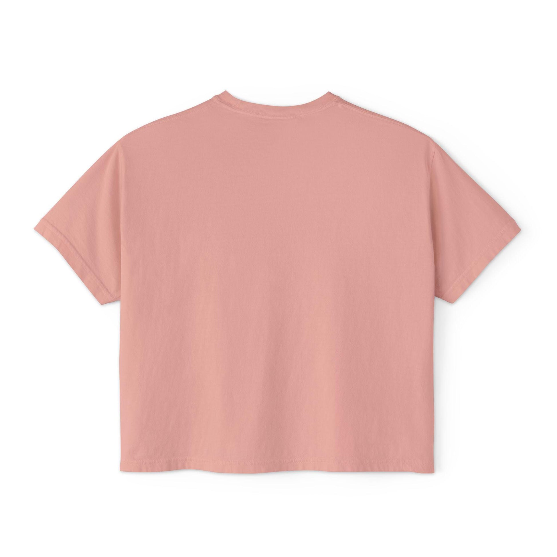 Bohemian Women's Boxy Tee with Floral Design, Casual Graphic T-Shirt, Summer Top, Gift for Her, Eco-Friendly Fashion