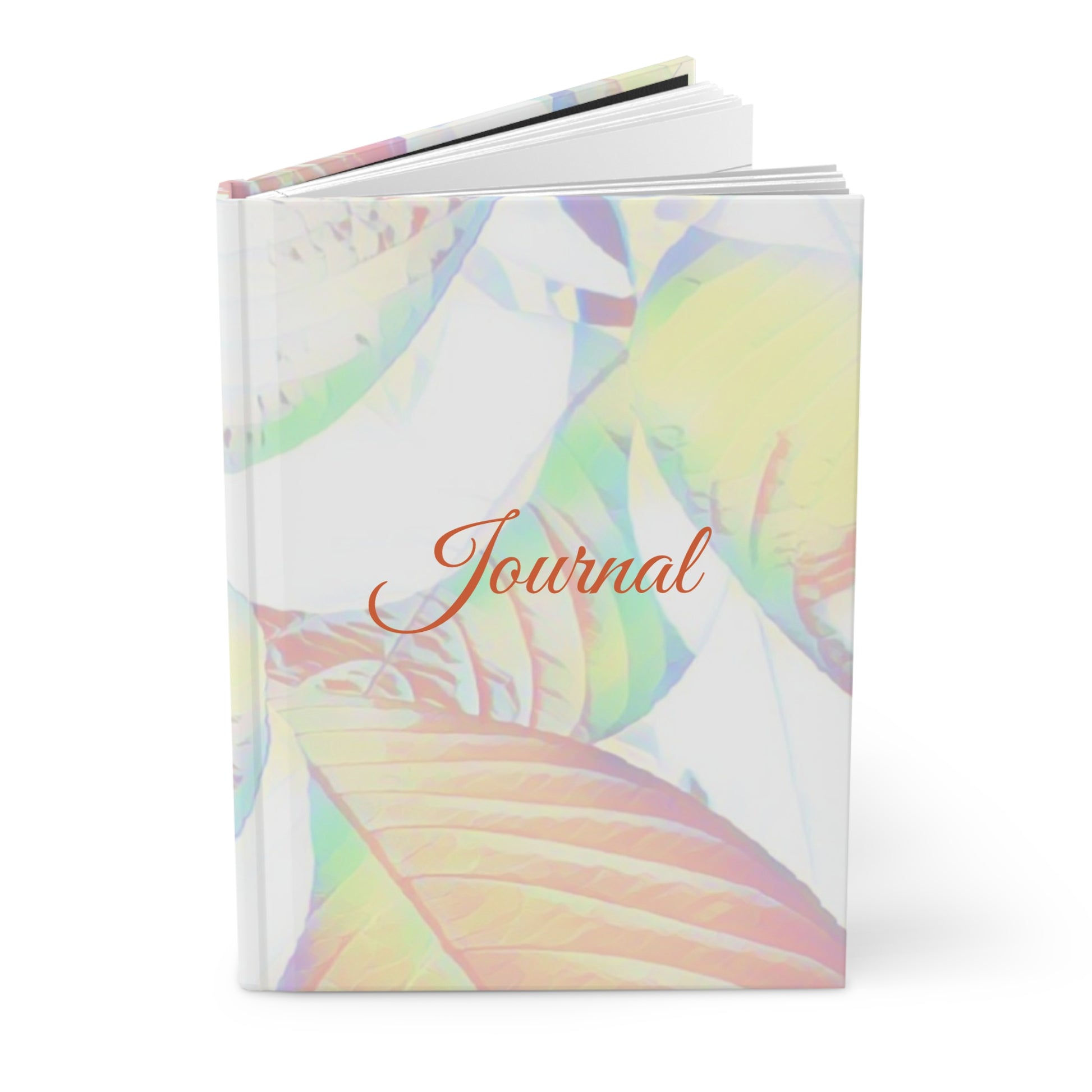 Colorful Leaf Hardcover Journal | Nature Inspired Notebook, Gift for Writers, Artist Sketchbook, Eco-Friendly Journal, Graduation Gift