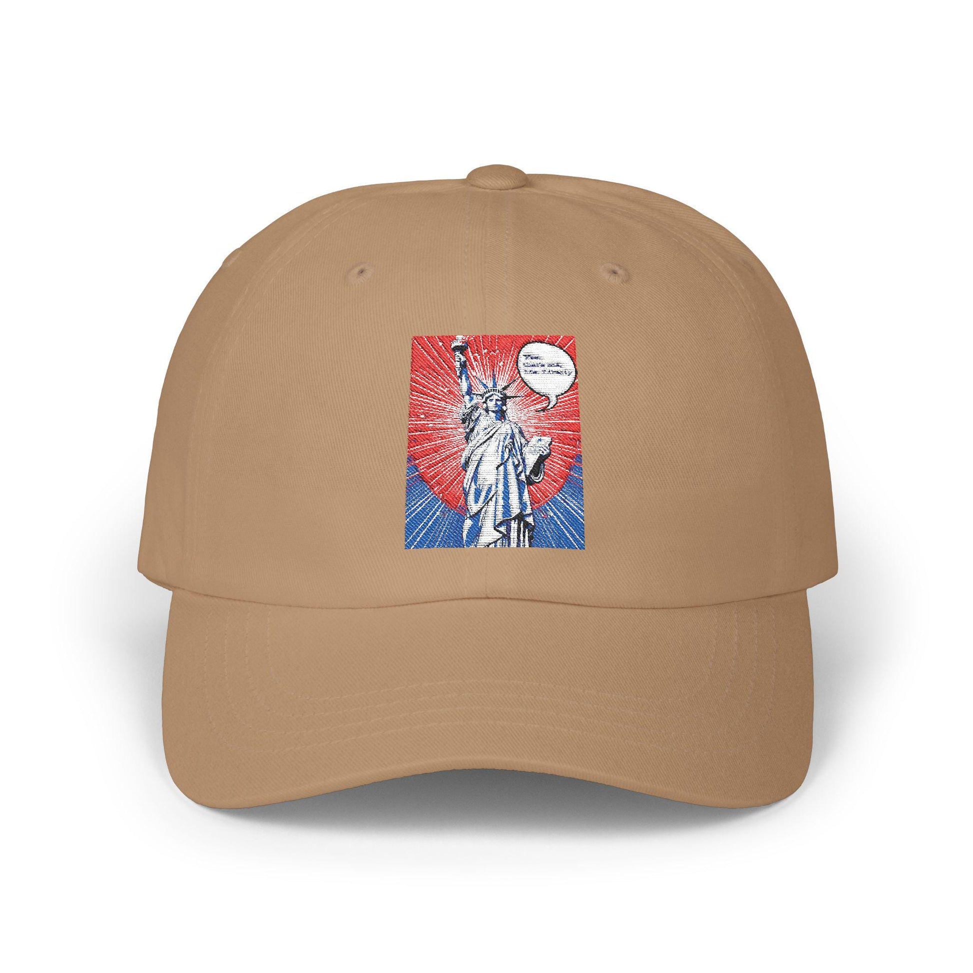 Classic Dad Cap with Liberty Design Cool Summer Hat, Gift for Fathers, Trendy Cap for Men, Casual Style, Patriotic Apparel