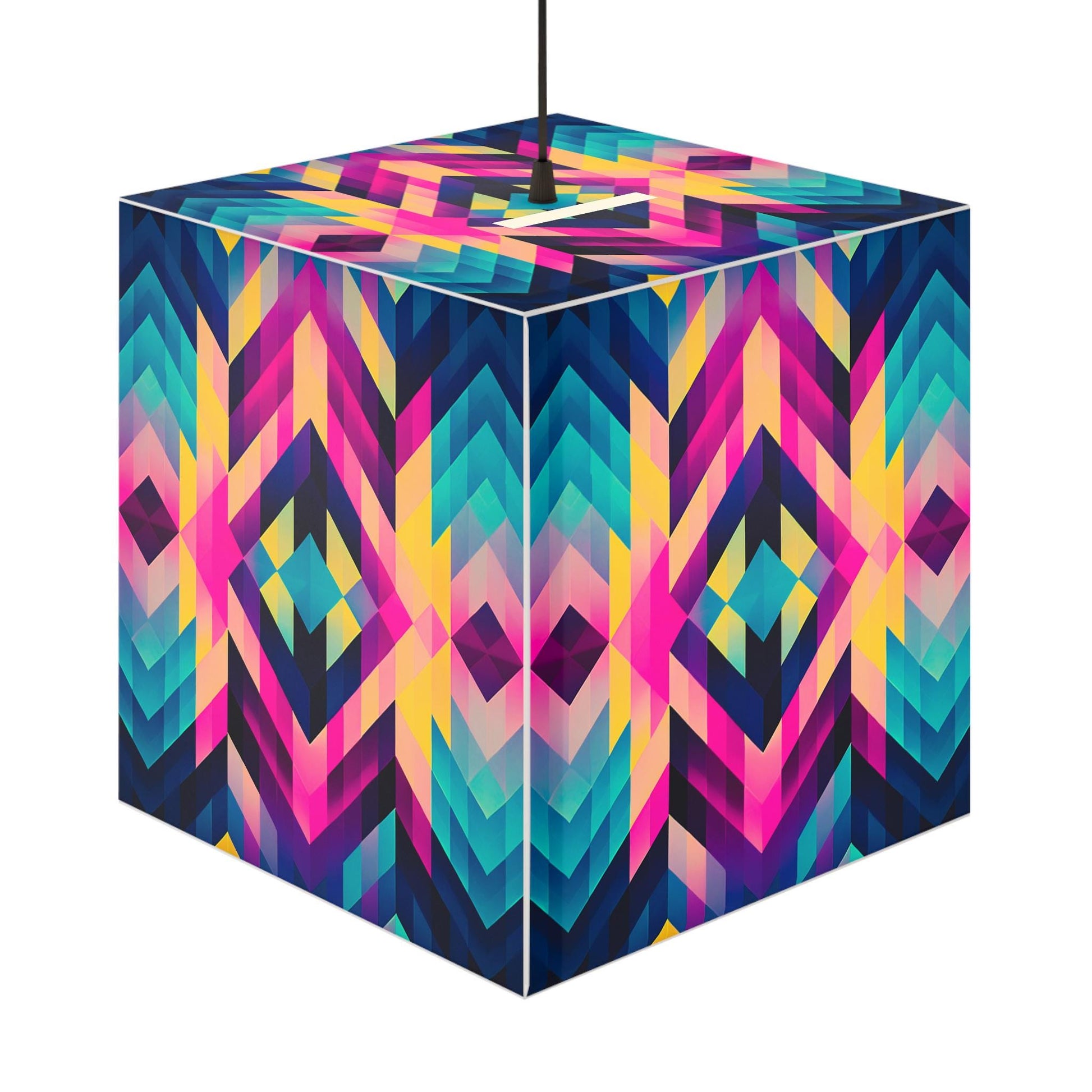 Colorful Geometric Light Cube Lamp | Modern Home Decor, Night Light, Gift for Tech Lovers, Unique Party Lighting, Artistic Table Lamp