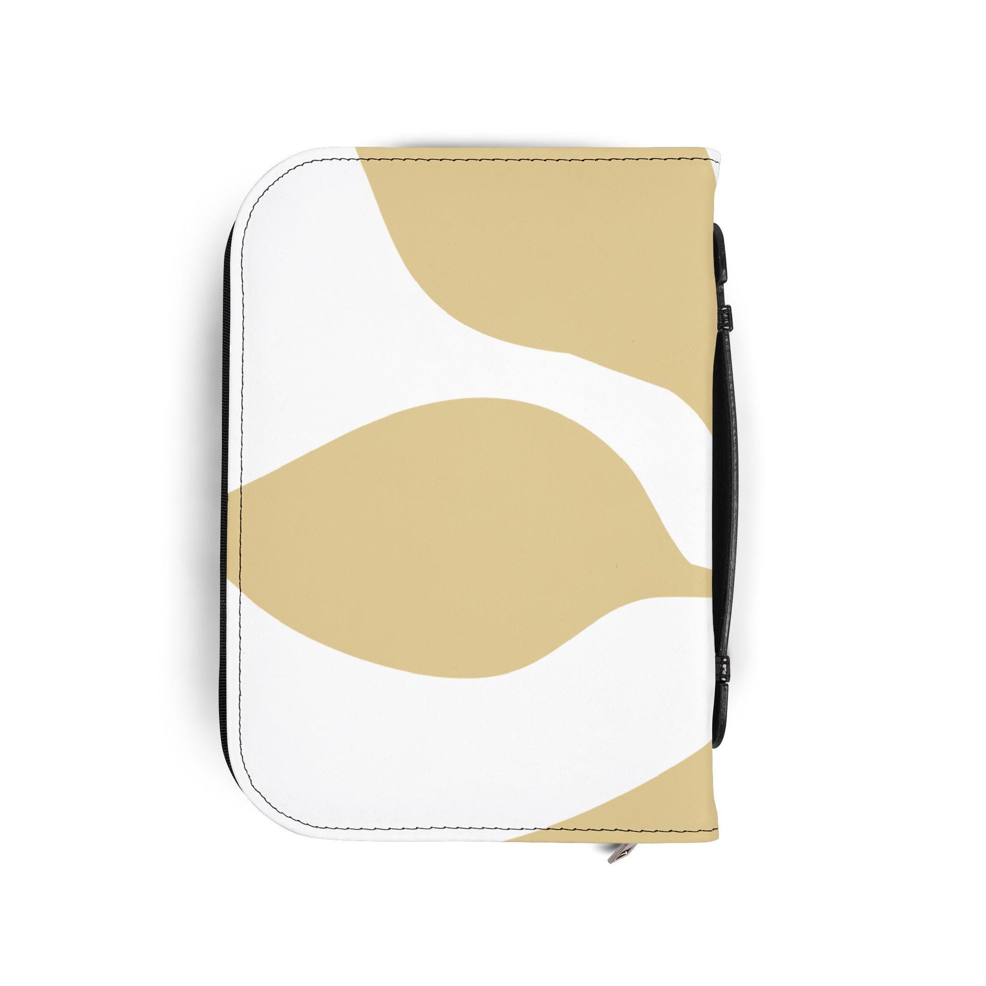 Chic Bible Cover with Leaf Design, Elegant Scripture Case, Christian Gift, Religious Journal Protector, Minimalist Bible Sleeve