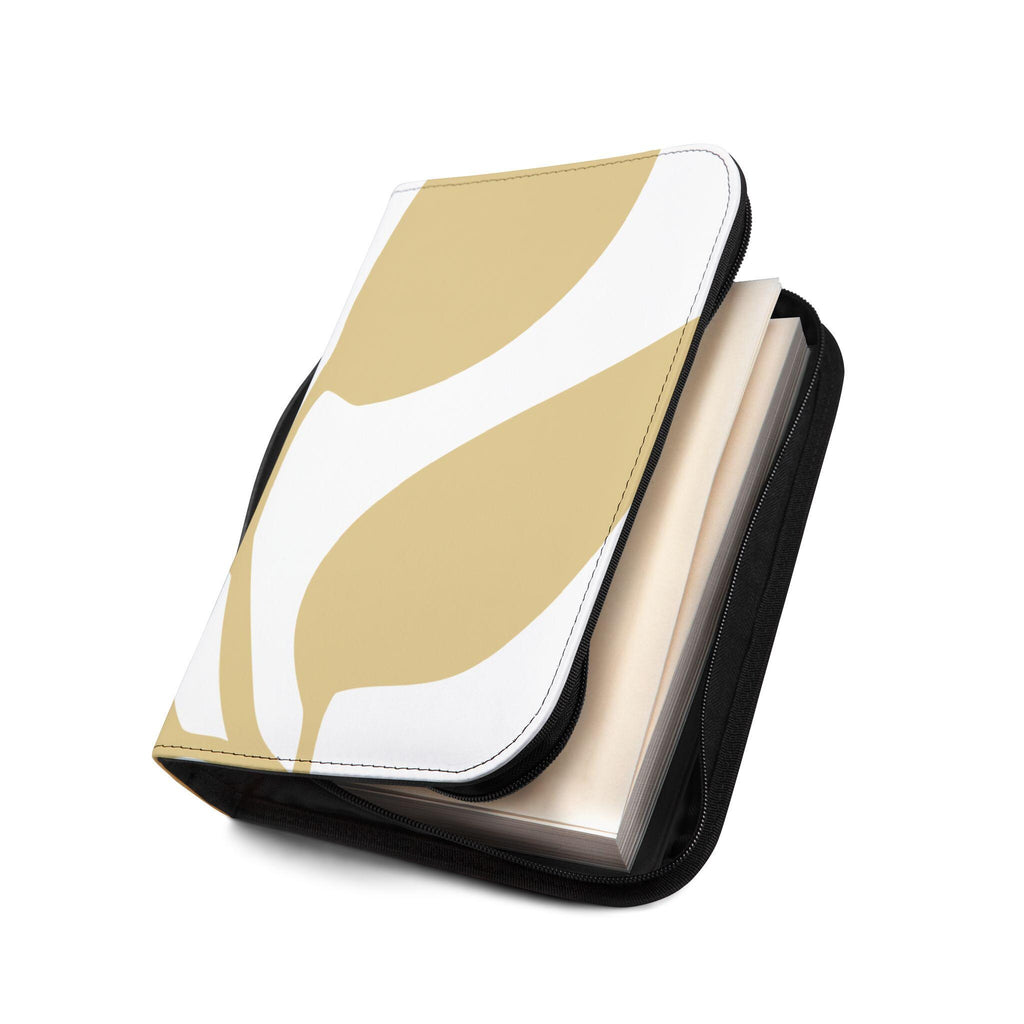 Chic Bible Cover with Leaf Design, Elegant Scripture Case, Christian Gift, Religious Journal Protector, Minimalist Bible Sleeve