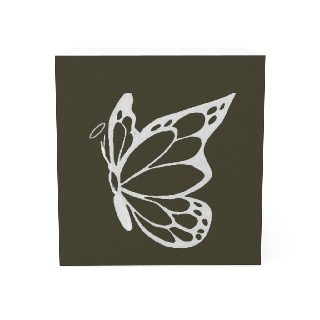Butterfly Note Cube, Decorative Sticky Notes, Cute Office Accessories, Butterfly Décor, Halo Butterfly, Gift for Writers,Journaling Supplies