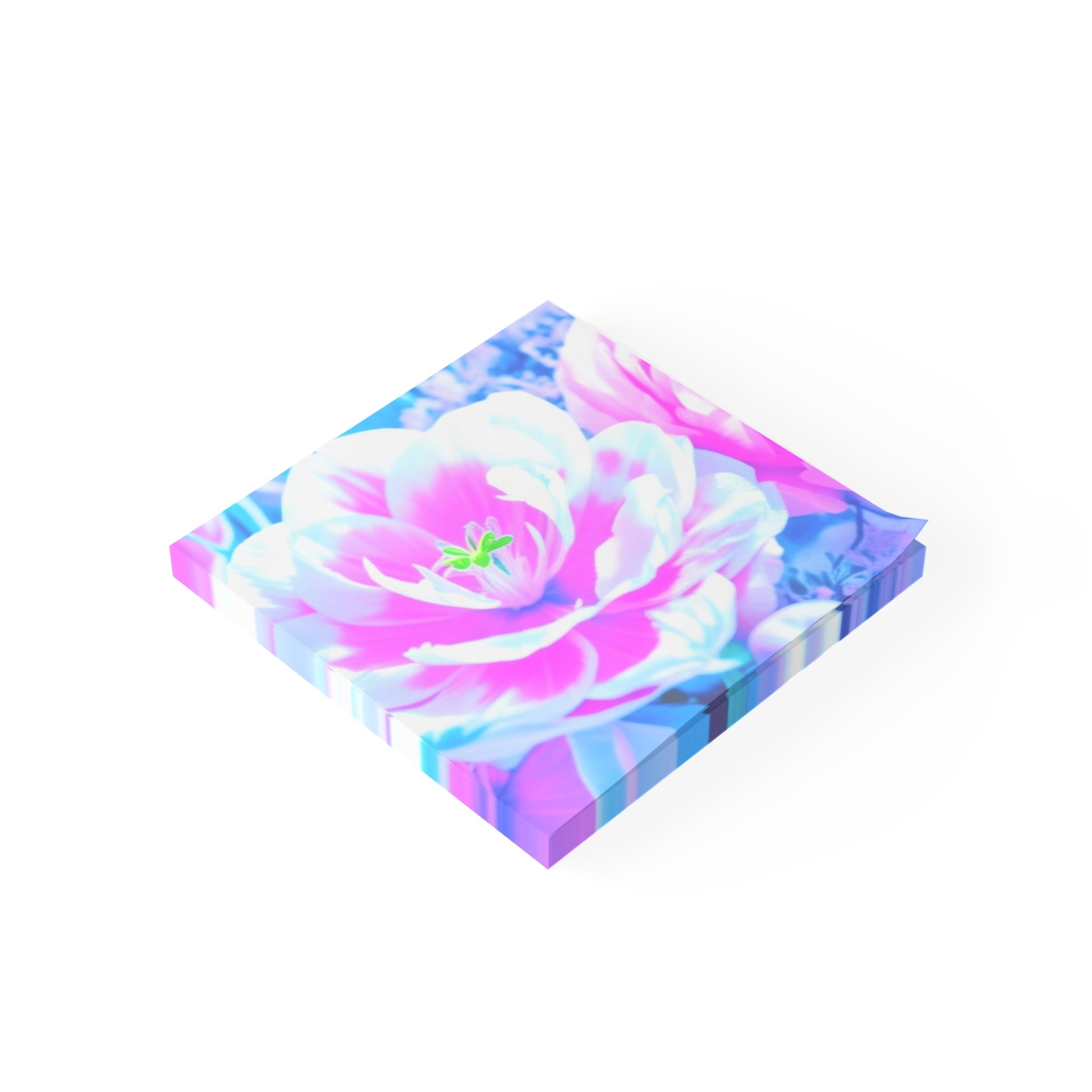 Colorful Floral Post-it® Note Pads for Creative Planning, Gift for Students, Desk Organizer, Office Supplies, Floral Decor