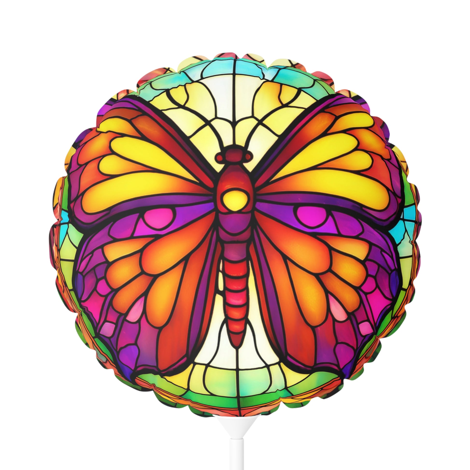 Colorful Butterfly Heart-Shaped Balloons, Party Decor, Birthday Celebration, Floral Theme, Event Decorations, Kids' Birthday Parties
