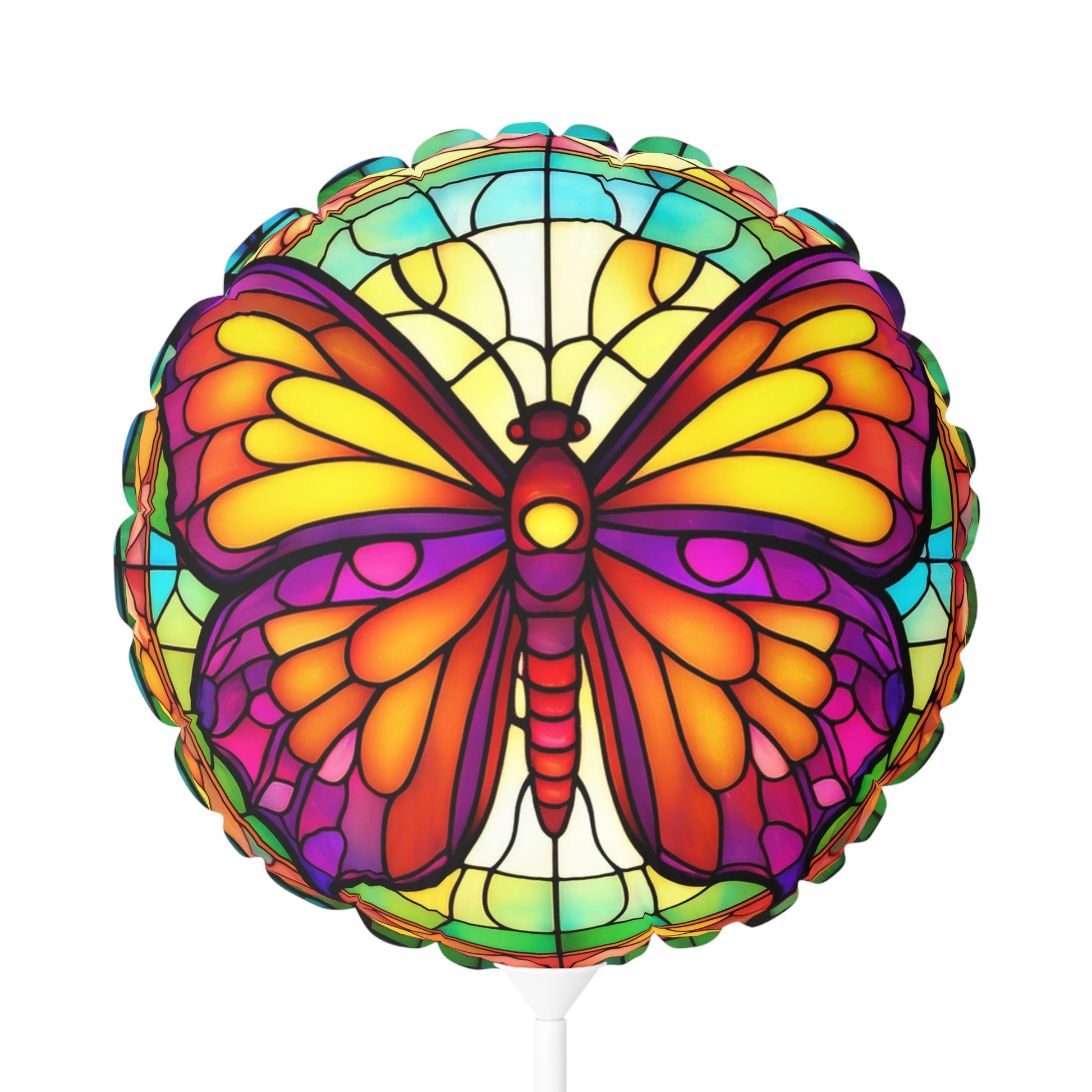 Colorful Butterfly Heart-Shaped Balloons, Party Decor, Birthday Celebration, Floral Theme, Event Decorations, Kids' Birthday Parties