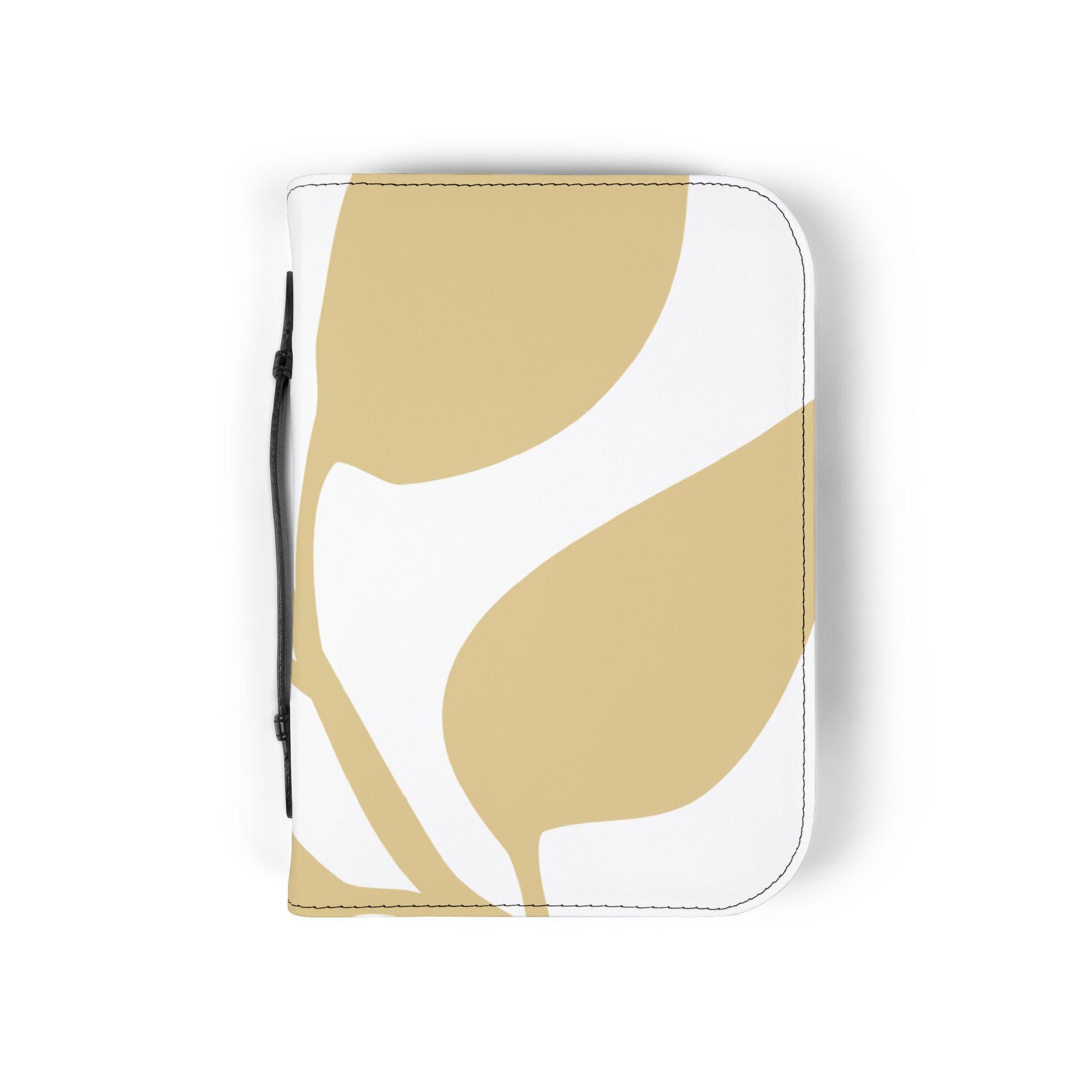Chic Bible Cover with Leaf Design, Elegant Scripture Case, Christian Gift, Religious Journal Protector, Minimalist Bible Sleeve