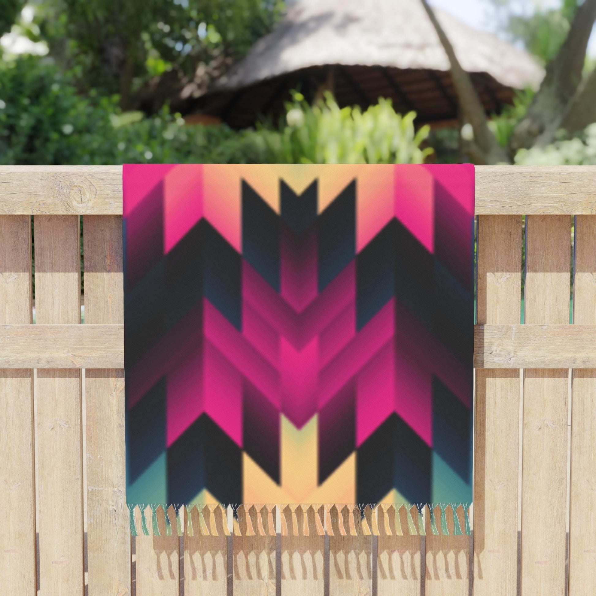 Boho Beach Towel - Vibrant Summertime Vibes, Perfect for Pool Days, Travel & Gifts for Beach Lovers, Style Your Summer Days!