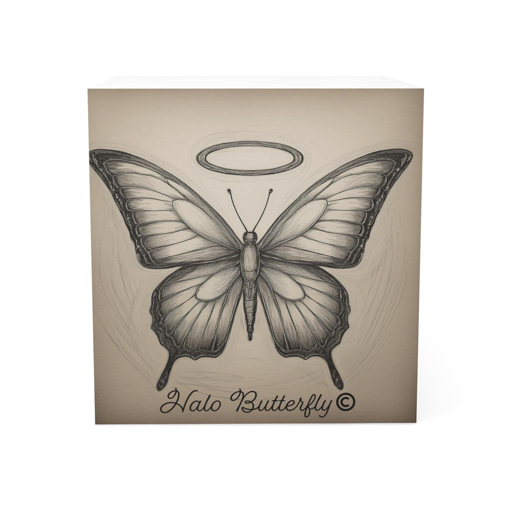 Butterfly Note Cube - Elegant Stationery Gift, Butterfly Lovers, Inspirational Office Decor, Journaling Accessory, Unique Gift Idea