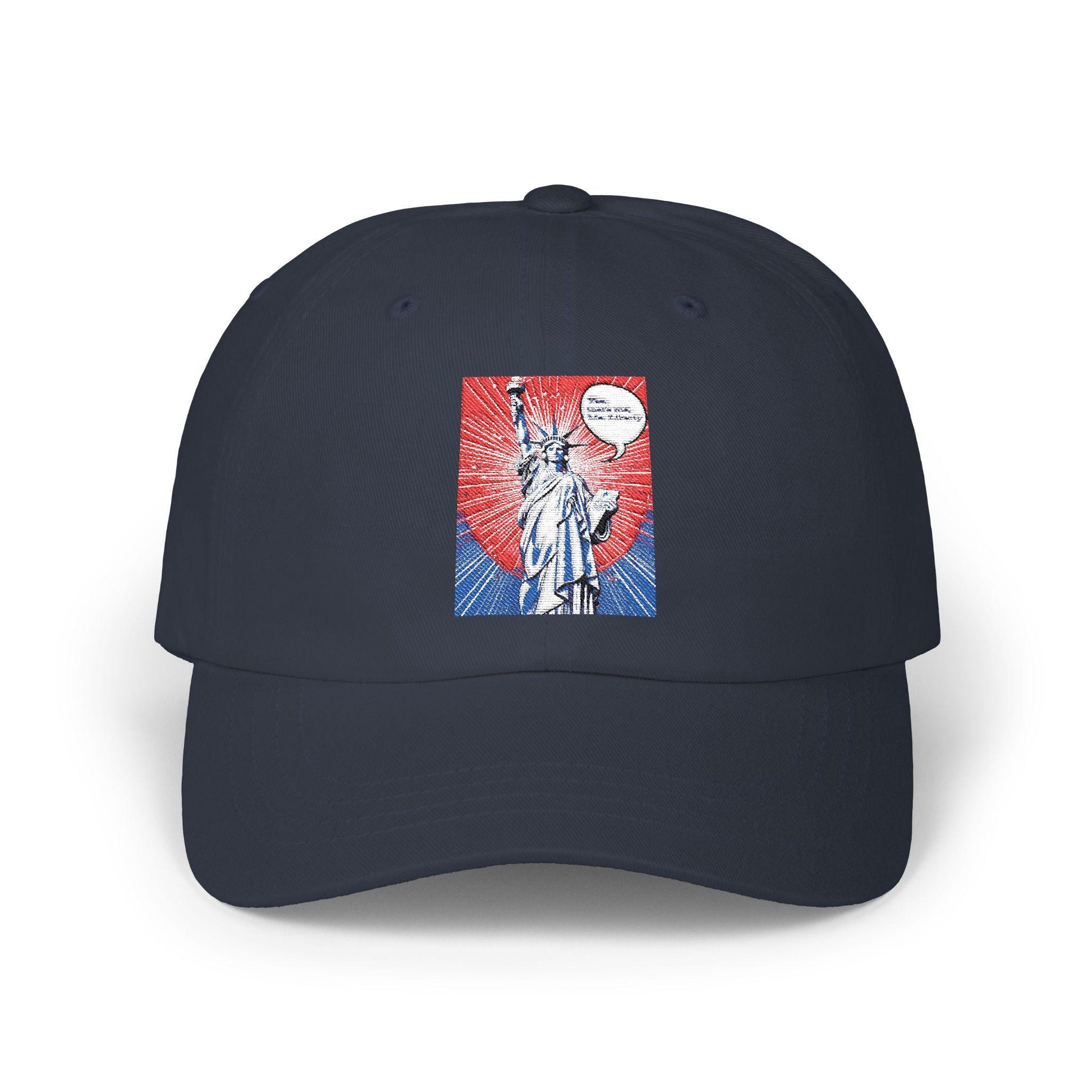 Classic Dad Cap with Liberty Design Cool Summer Hat, Gift for Fathers, Trendy Cap for Men, Casual Style, Patriotic Apparel