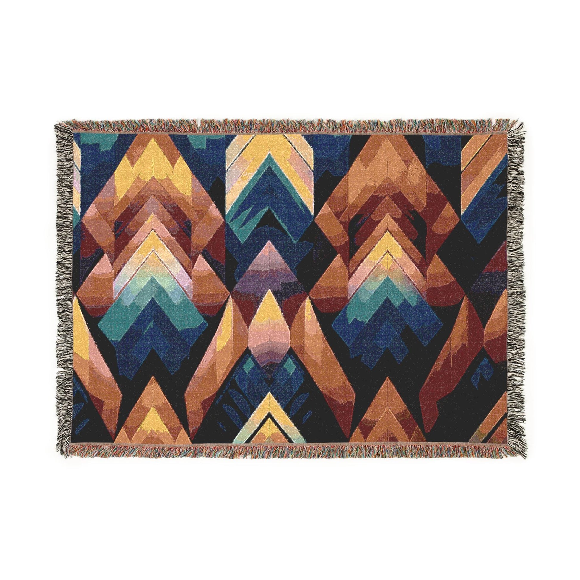 Bohemian Woven Blanket, Cozy Throw for Home Decor, Unique Gift for Him/Her, Perfect for Warm Nights, Festival Vibe Blanket