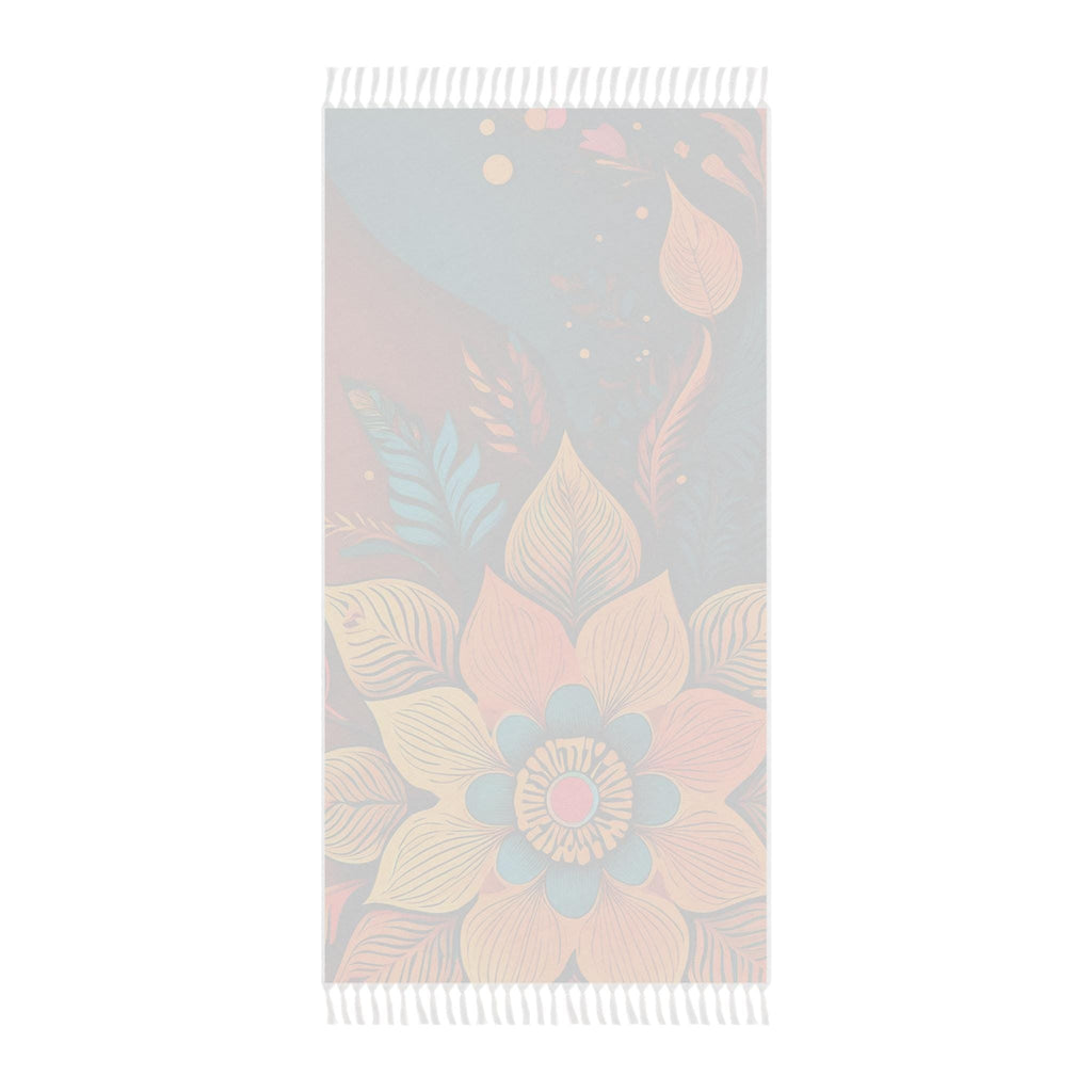 Boho Beach Towel - Vibrant Floral Design for Summer, Spa Days, Poolside Fun, Travel, Gift for Her, Bohemian Decor