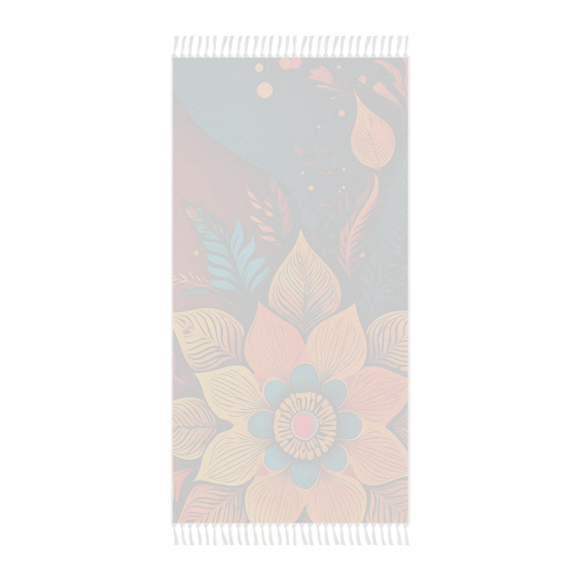 Boho Beach Towel - Vibrant Floral Design for Summer, Spa Days, Poolside Fun, Travel, Gift for Her, Bohemian Decor