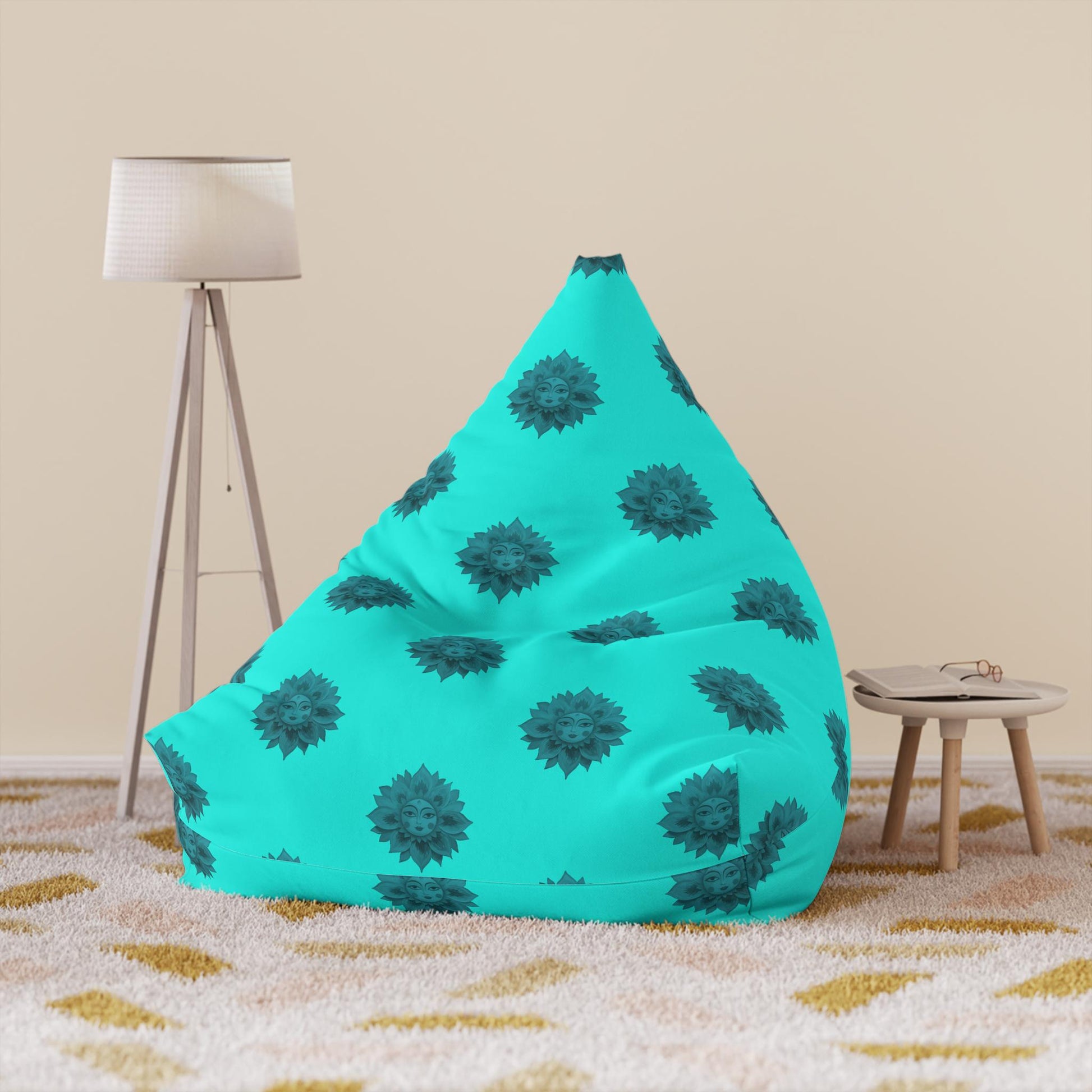 Bright and Fun Bean Bag Chair Cover | Cozy Seating, Colorful Decor, Kids Room Accessory, Relaxing Zone, Modern Home Decor