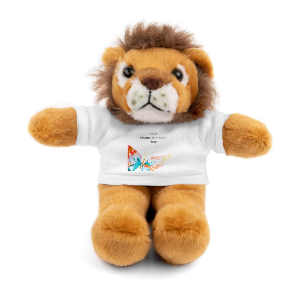 Adorable Halo Butterfly Stuffed Animal with Customizable T-Shirt, Perfect Gift for Kids, Baby Showers, Birthdays, and Holidays