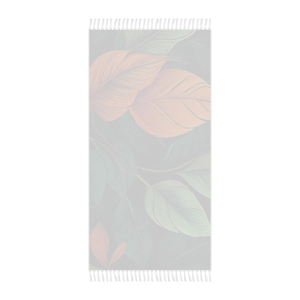 Boho Beach Towel - Tropical Leaf Design, Travel Blanket, Poolside Accessory, Gift for Beach Lovers, Summer Essentials