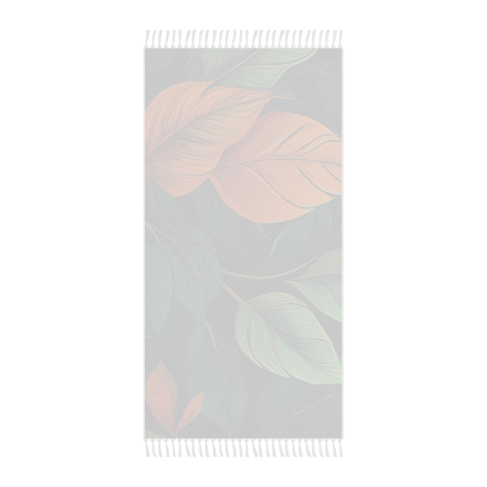 Boho Beach Towel - Tropical Leaf Design, Travel Blanket, Poolside Accessory, Gift for Beach Lovers, Summer Essentials