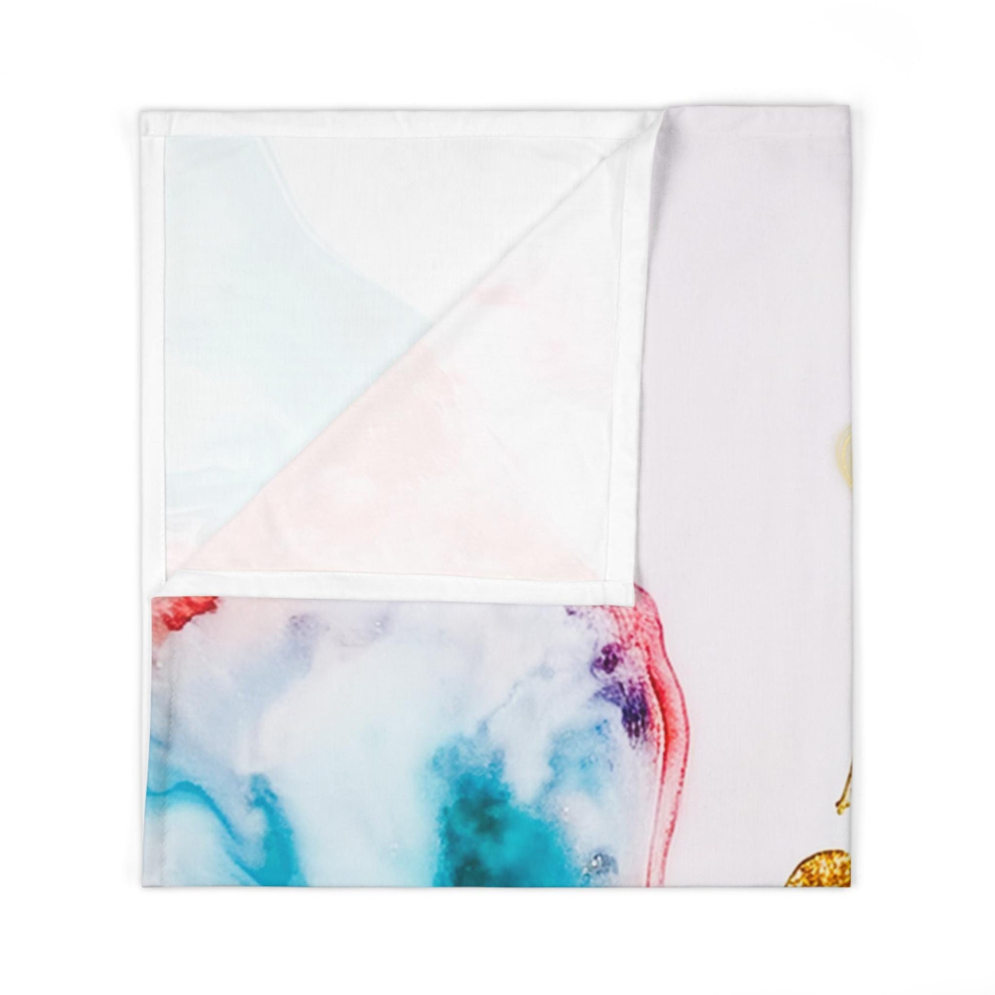 Colorful Halo Butterfly Baby Swaddle Blanket, Newborn Gift, Infant Wrap, Baby Shower Present, Nursery Decor, Soft Blanket