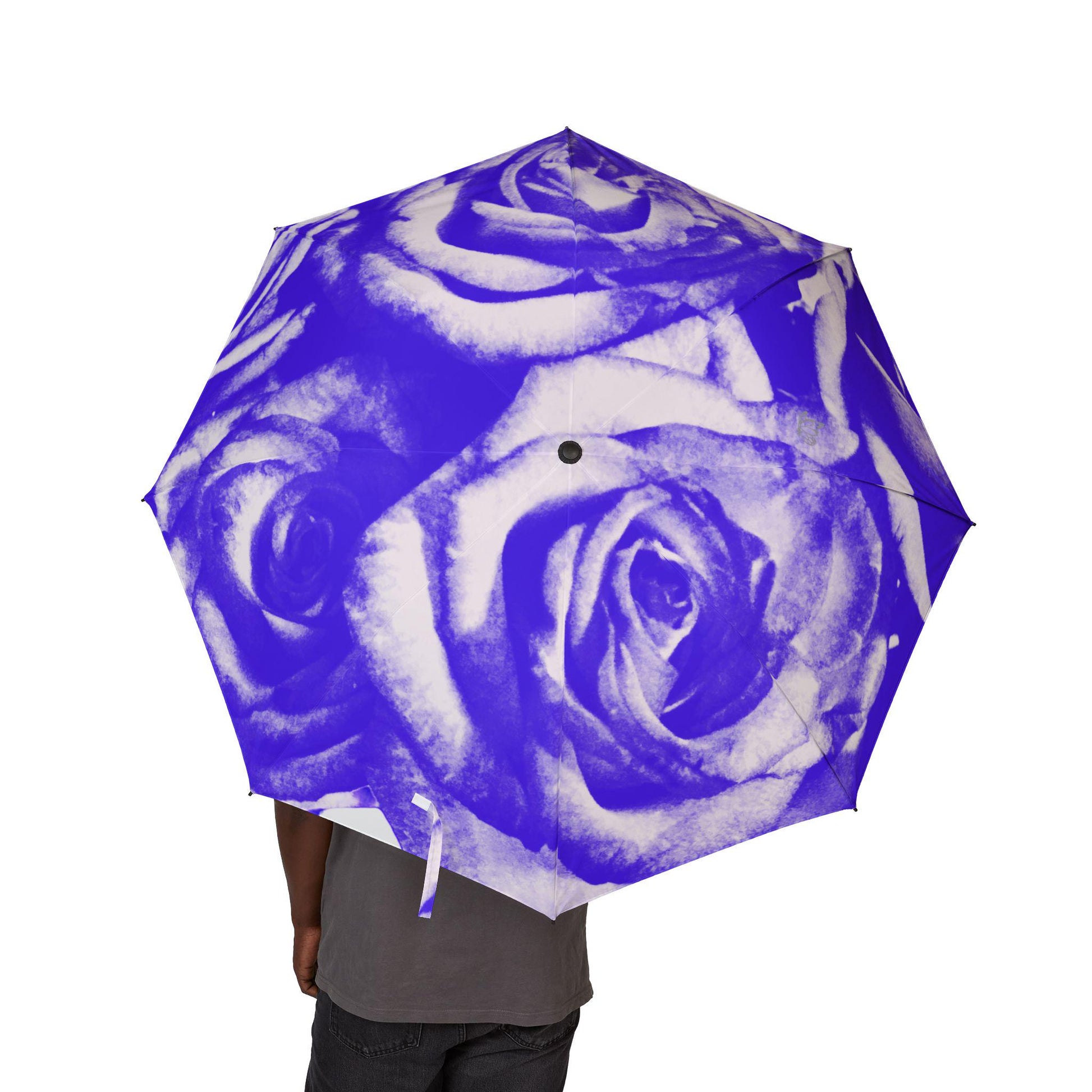 Chic Floral Foldable Umbrella, Compact Travel Umbrella, Stylish Rain Gear, Gift for Her, Rainy Day Essential, Unique Accessories