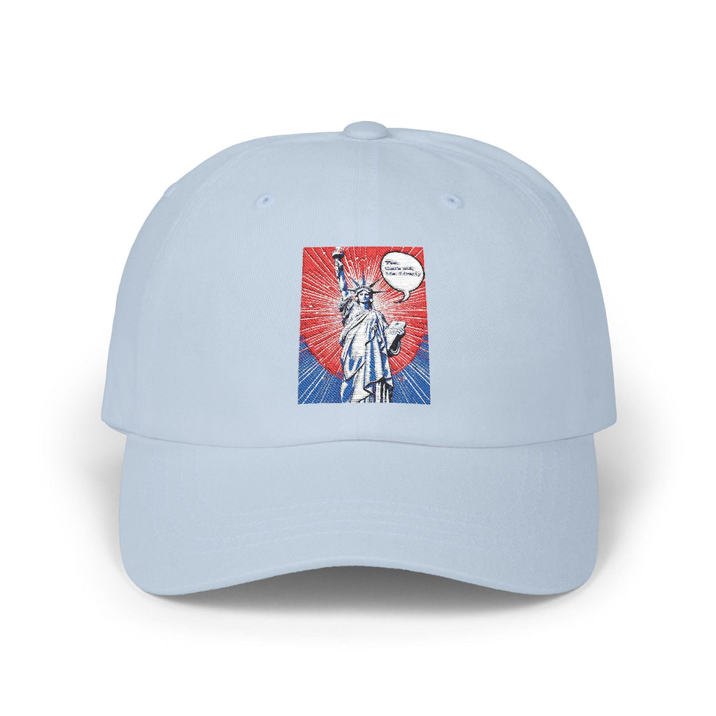 Classic Dad Cap with Liberty Design Cool Summer Hat, Gift for Fathers, Trendy Cap for Men, Casual Style, Patriotic Apparel