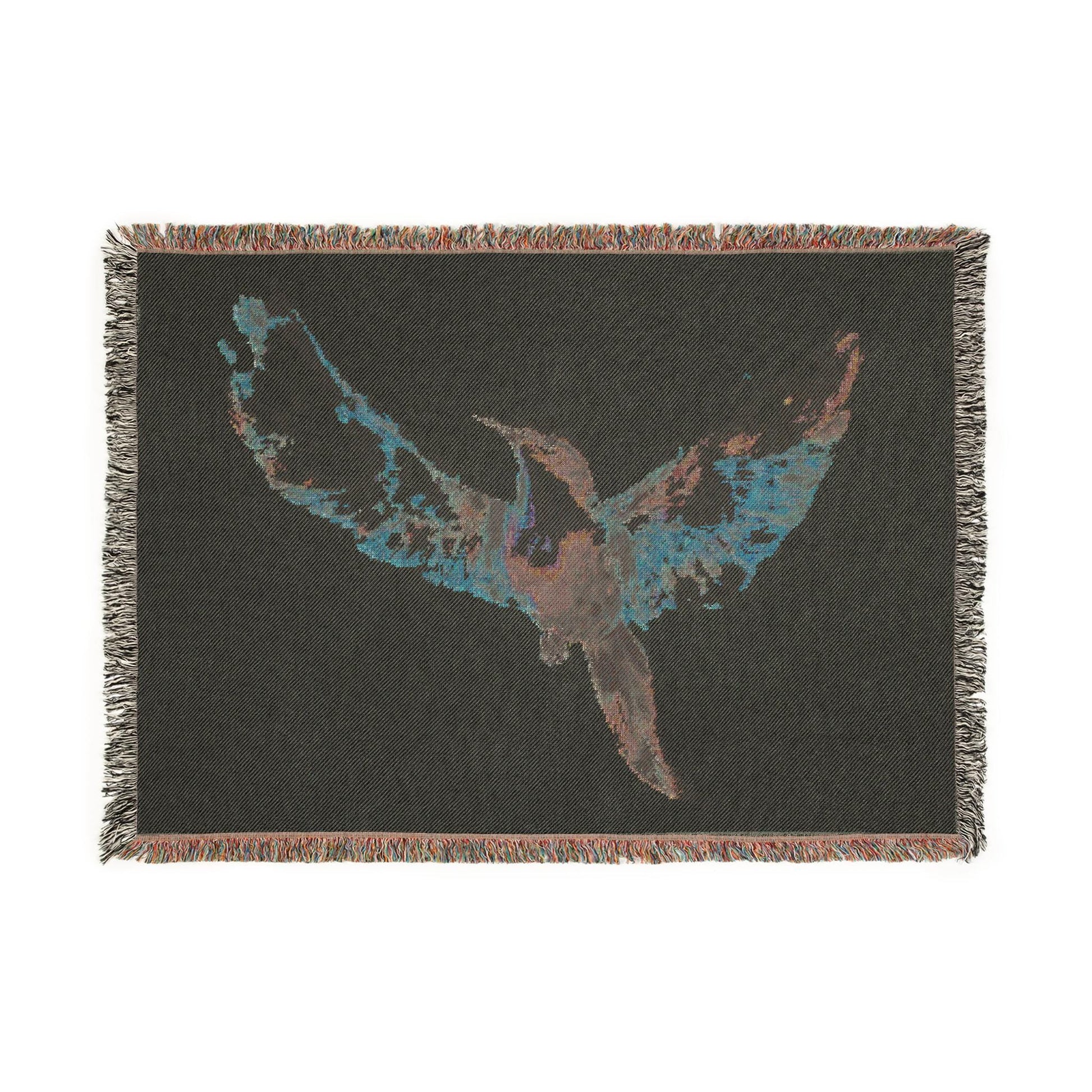 Colorful Bird Woven Blanket - Cozy Throw for Home Decor, Perfect Gift for Bird Lovers, Unique Wall Art, Stylish Layering